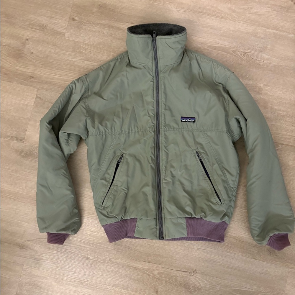 Vintage Patagonia Sage Green Bomber Jacket
